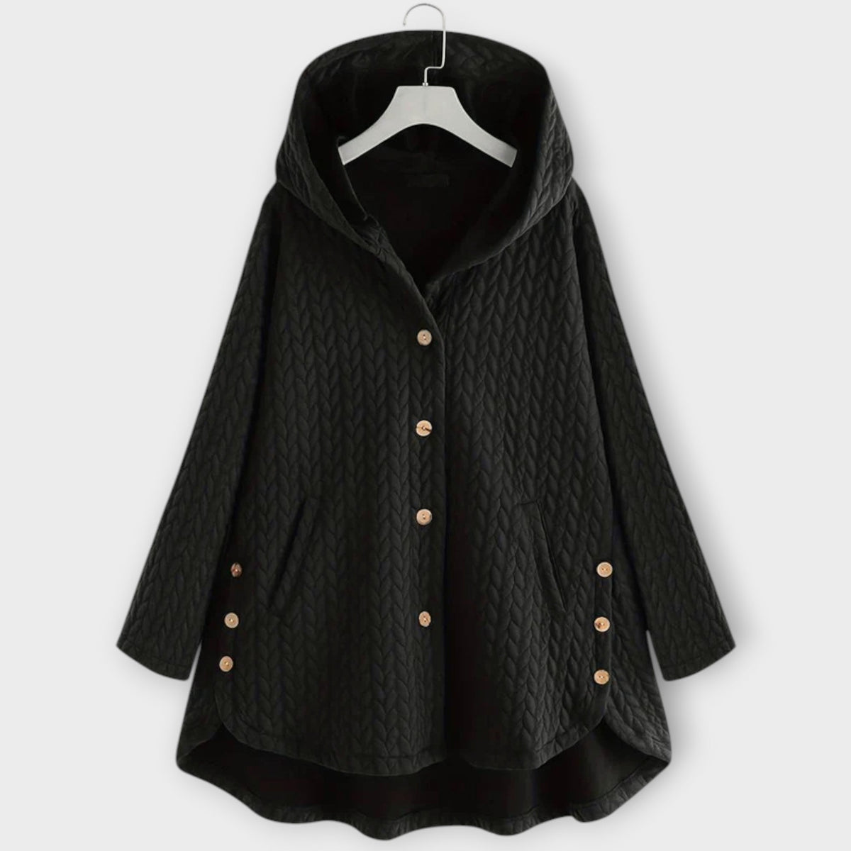 Leslie - Chaqueta de Botones Cálida