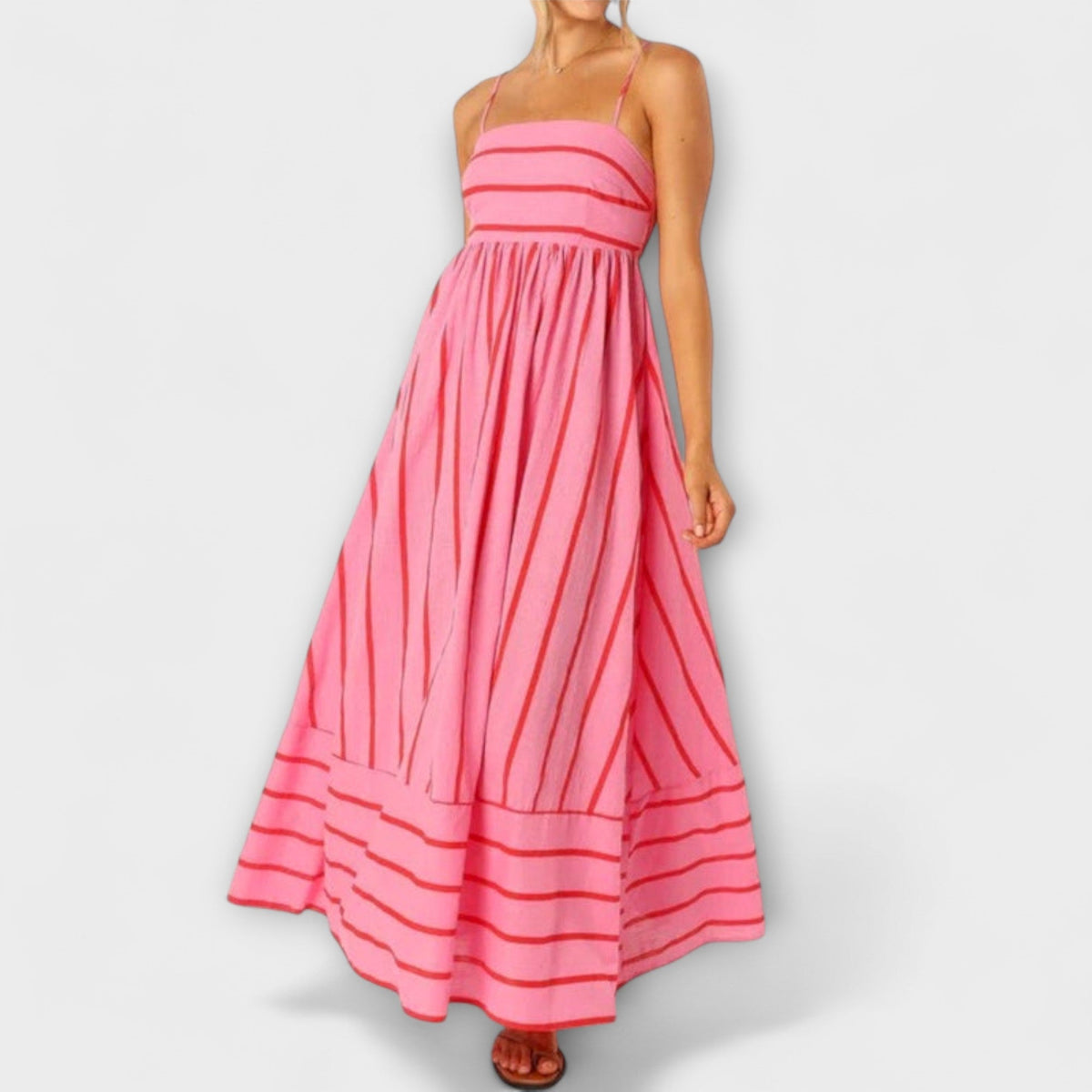 Svea - Maxi vestido en Bare Bloom