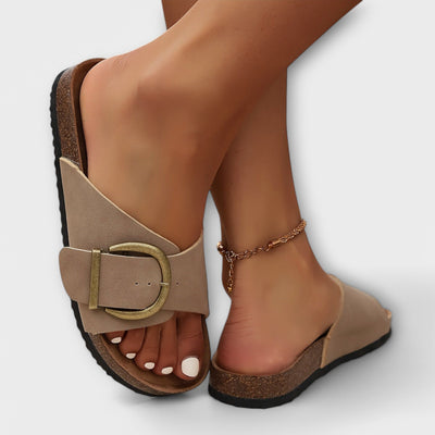 Margie - Sandalias de corcho para mujer con diseño