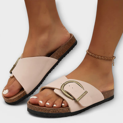 Margie - Sandalias de corcho para mujer con diseño