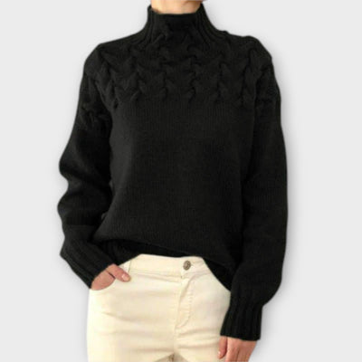 Eva - Suéter de mujer con detalle de trenzado