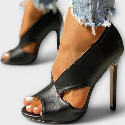 Sandalias de Moda con Tacón Elegante