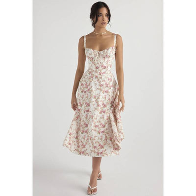 Kiana - Vestido Midi con Corsé