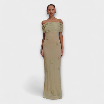 Erica - Vestido Maxilargo