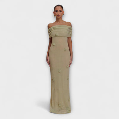 Erica - Vestido Maxilargo