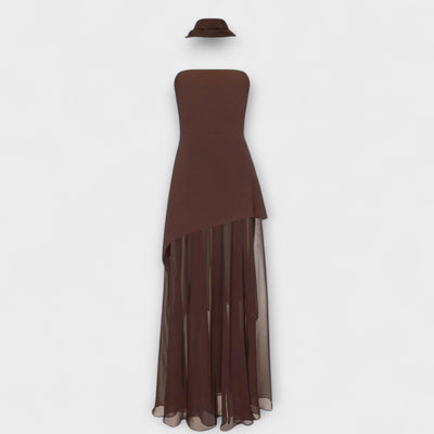 Goldie - Maxivestido de Chiffon