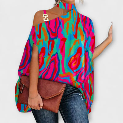 Blusa sin hombros para damas