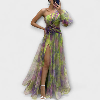 Minna – Vestido Maxi Amelie Asimétrico