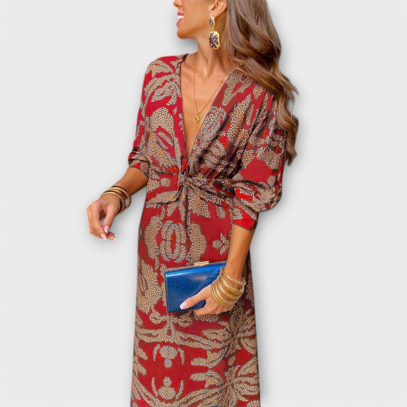 Oriana - Vestido elegante con mangas largas