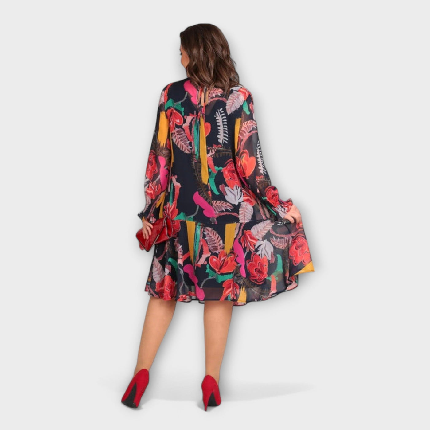 Caroline - Elegante vestido de talla grande para el máximo confort
