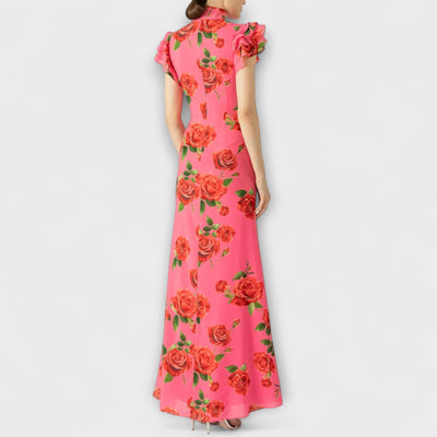 Luna - Vestido maxi con estampado floral