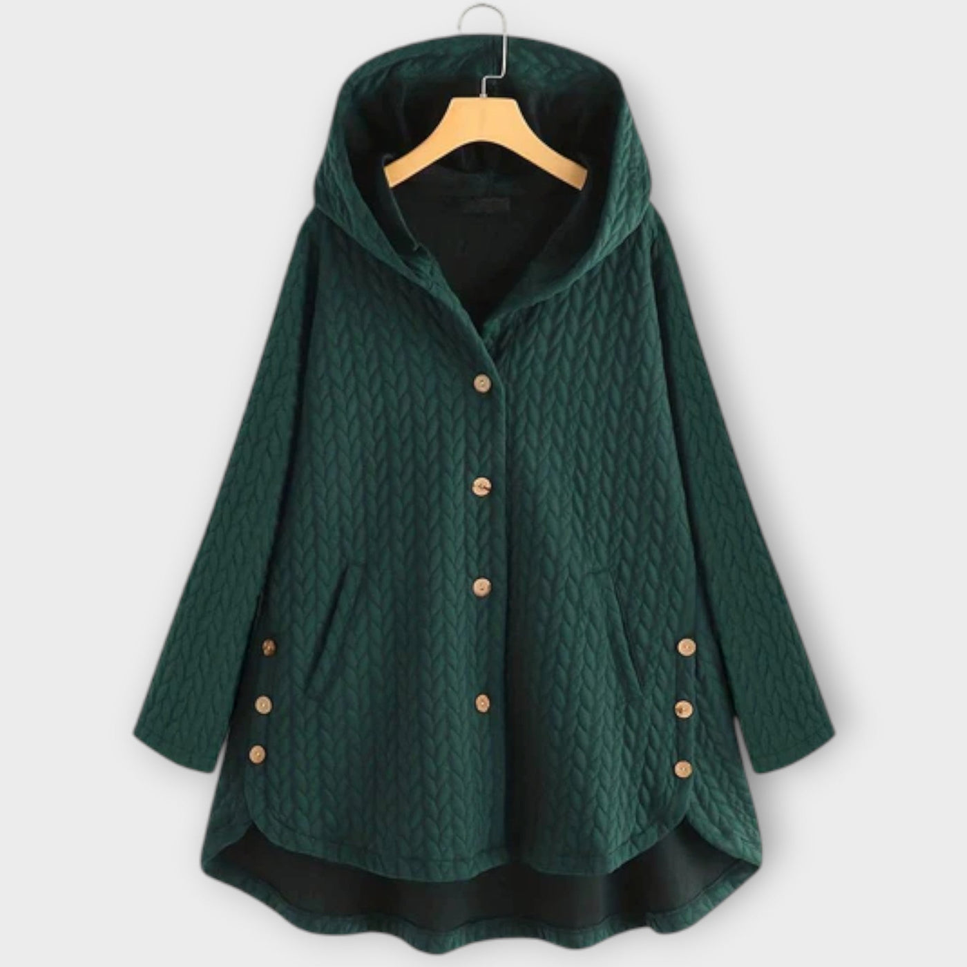 Leslie - Chaqueta de Botones Cálida