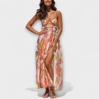 Annalise - Vestido Impreso Walk