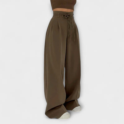 Jill - Pantalones de Ocio Con Cordones