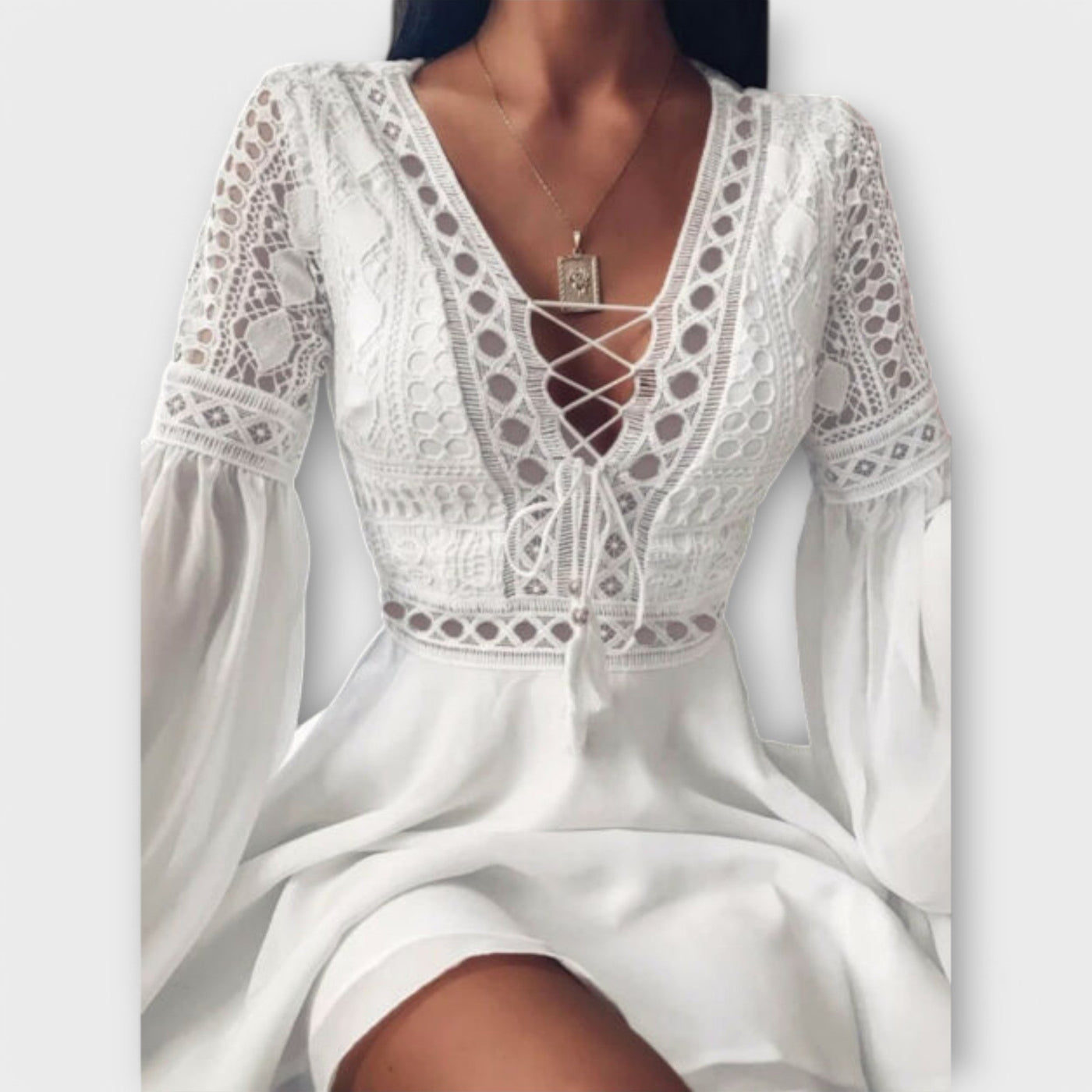Skadi - Vestido Boho Corto