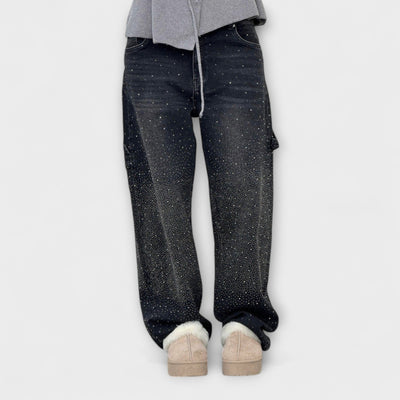 Fable - Jeans de Denim Brillantes en Estilo Balloon Carpenter