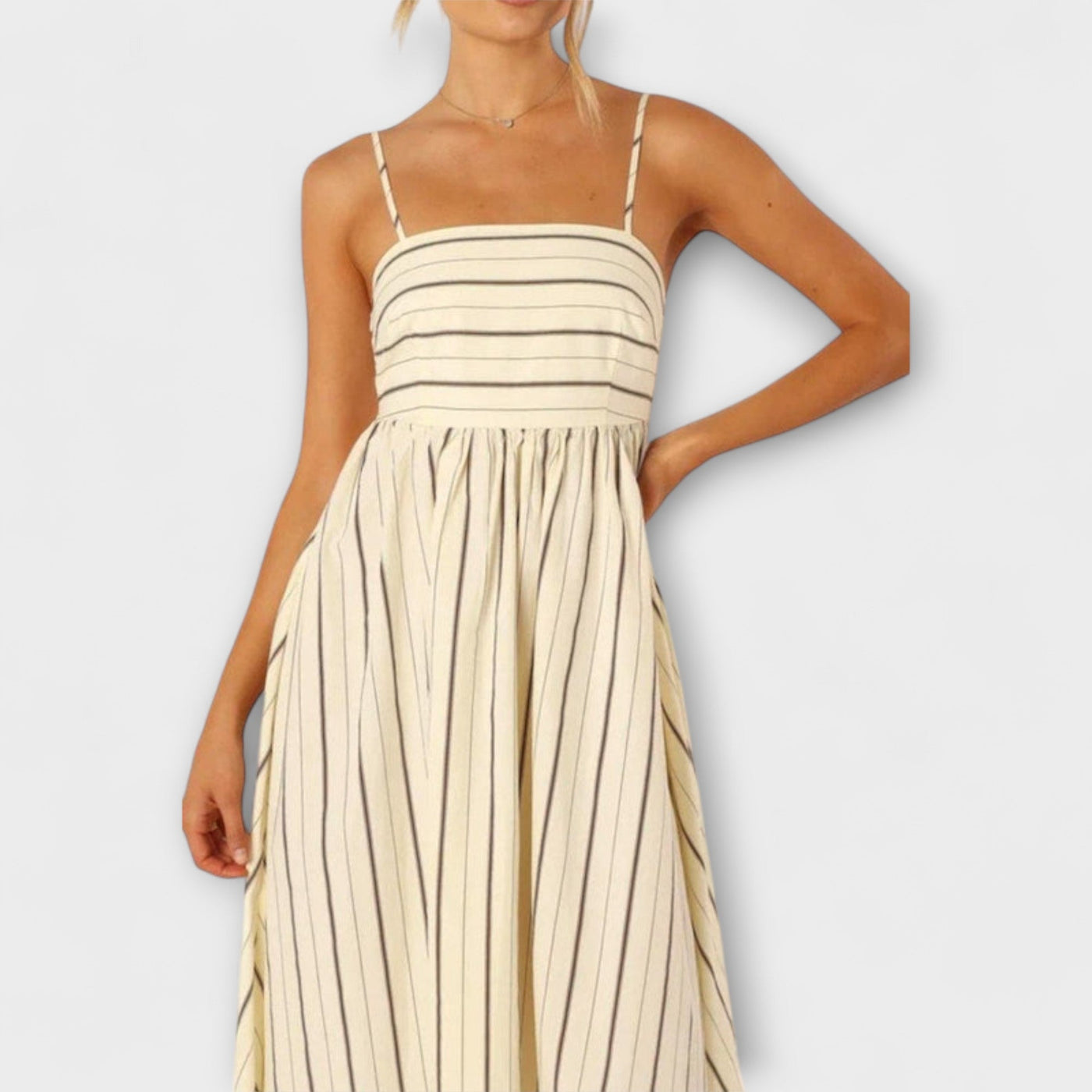 Svea - Maxi vestido en Bare Bloom