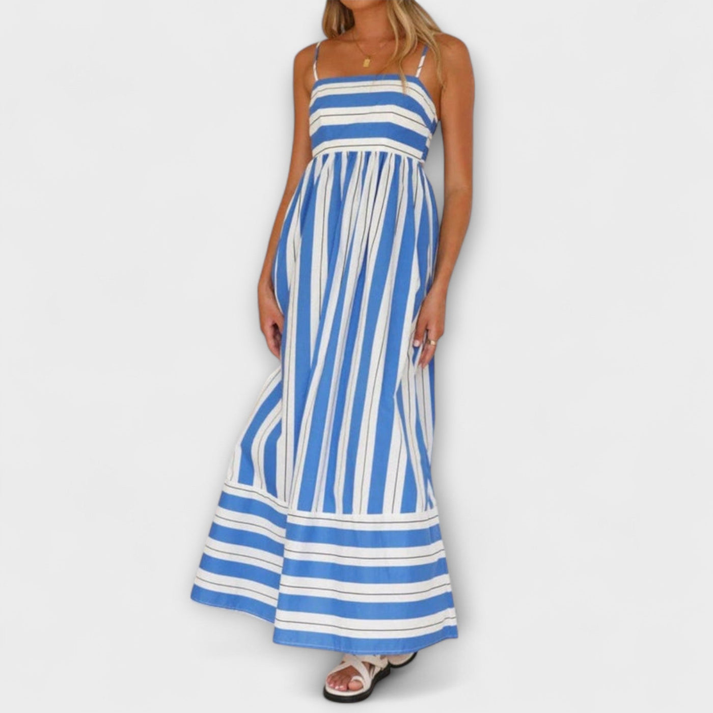 Svea - Maxi vestido en Bare Bloom