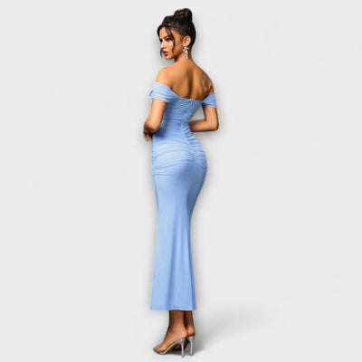 Ione - Vestido Bodycon con Hombros Descubiertos