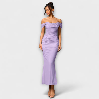 Ione - Vestido Bodycon con Hombros Descubiertos
