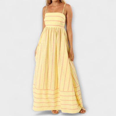 Svea - Maxi vestido en Bare Bloom