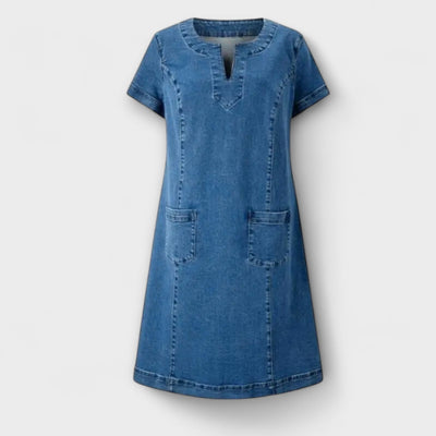 Mathea - Vestido de Denim Suave