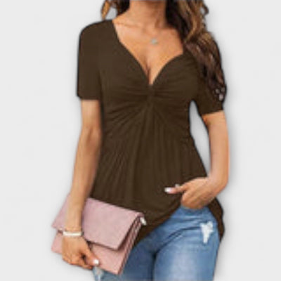 Lina – Camiseta de escote en V