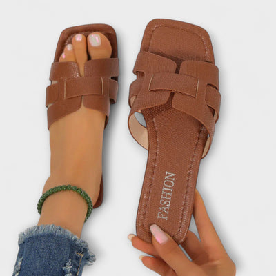 Diva - Sandalias planas para mujeres