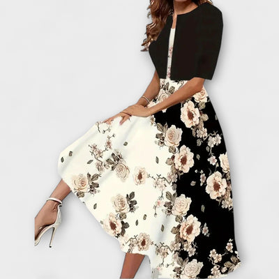 Vestido Midi para Damas con Blazer
