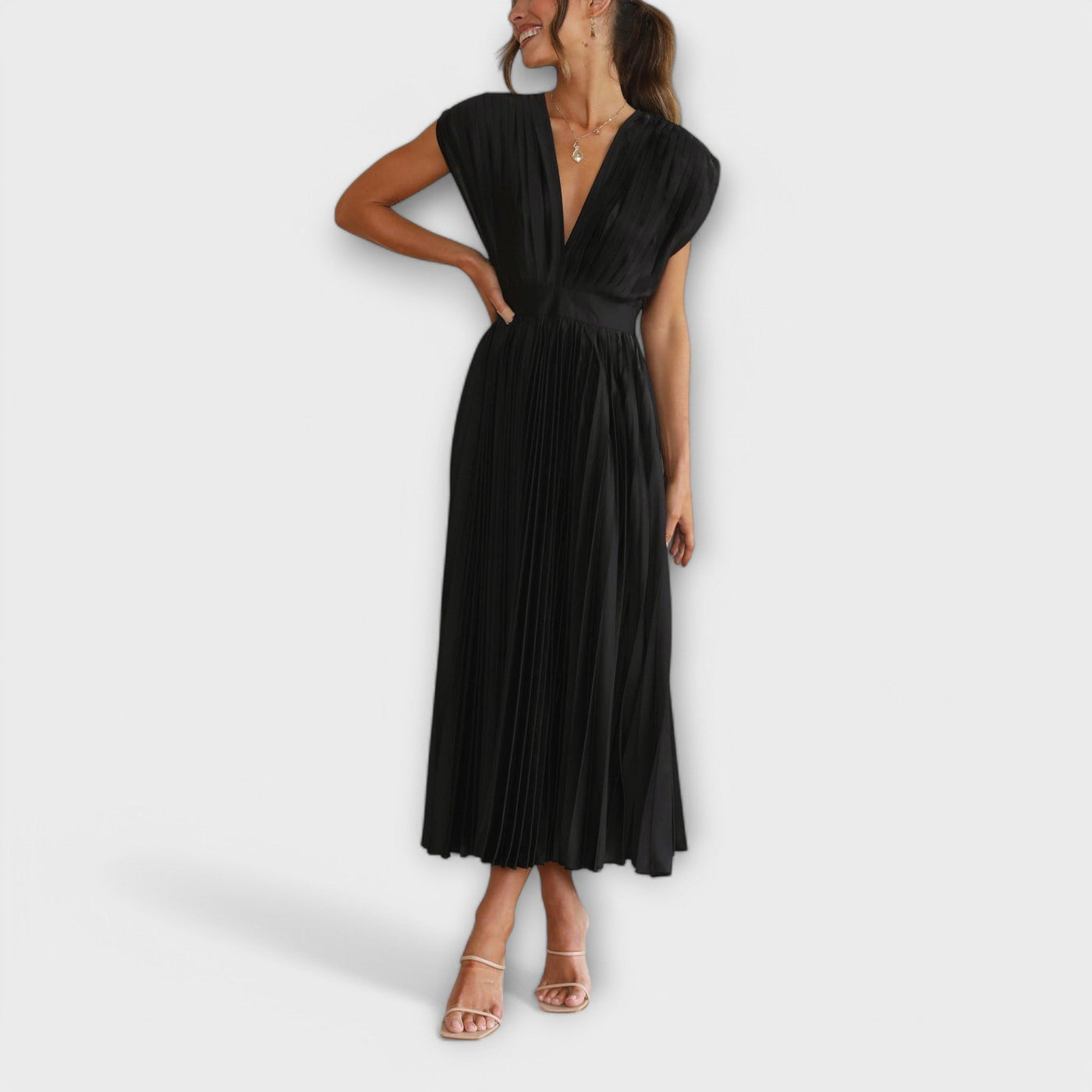 Maria - Vestido plisado elegante