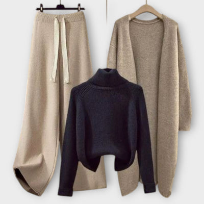 Flair. - Estilo Casual - Conjunto de Tres Piezas