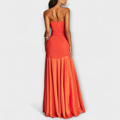 Vada - Vestido Maxi sin hombros con escote en V