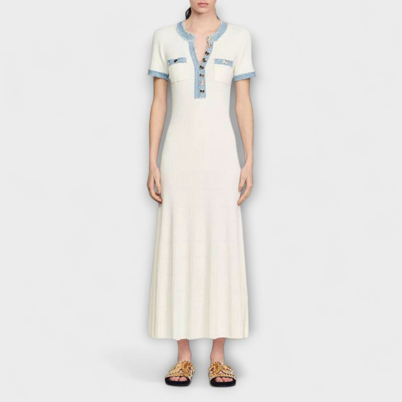 Alecia - Vestido Maxi Estructurado