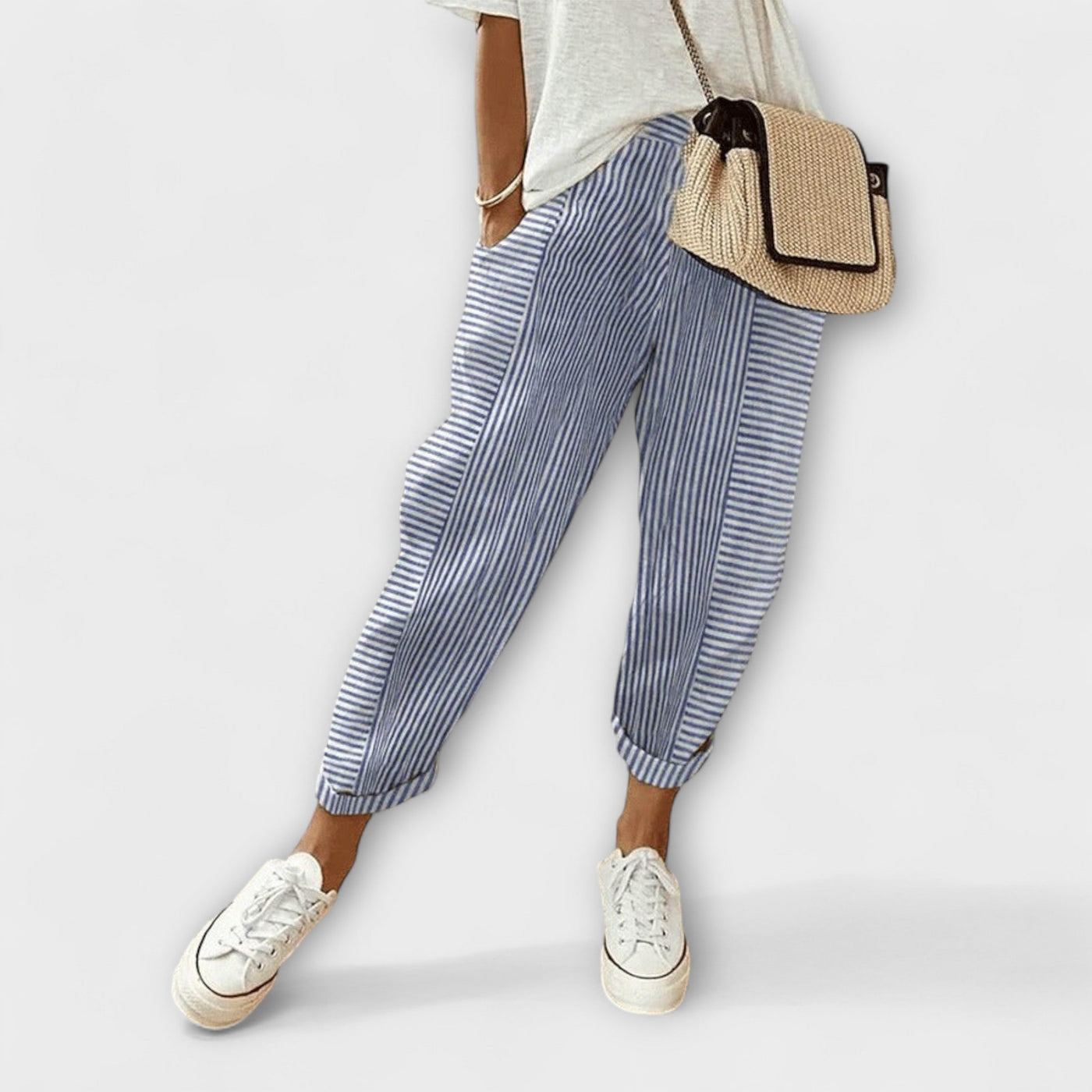 Sanne - Pantalón a rayas cómodo