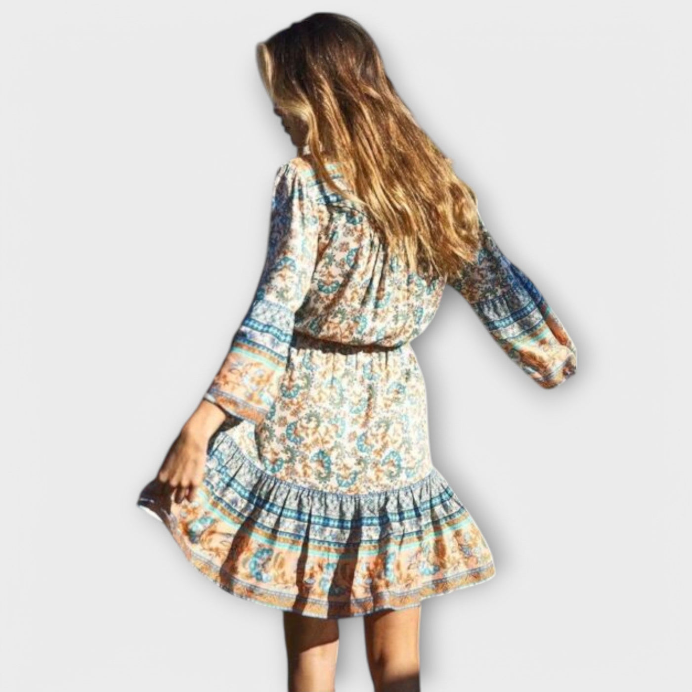 Keitha - Vestido Boho Corto