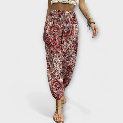 Scarlett - Pantalón con gráfico étnico