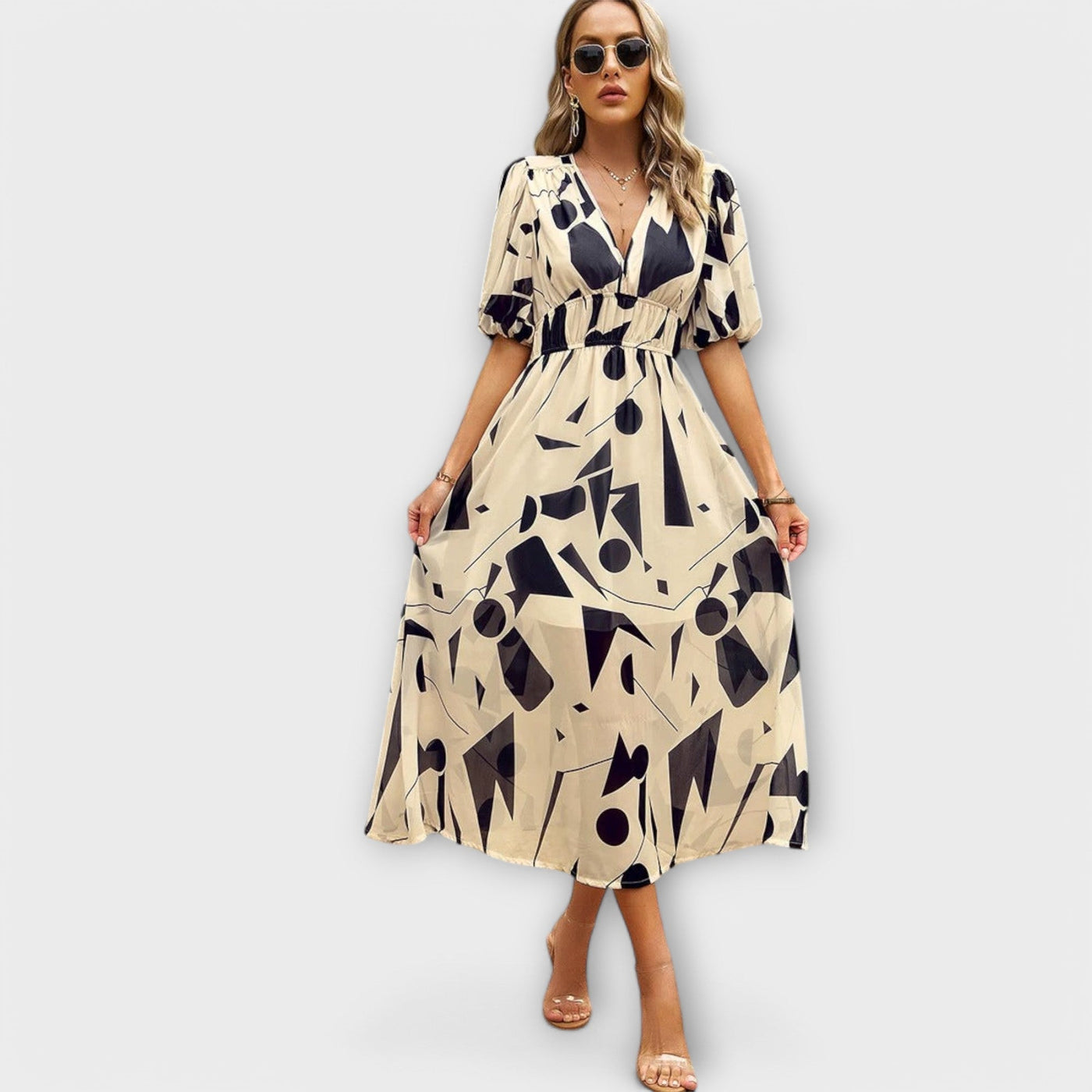 Mathilda - Vestido midi elegante