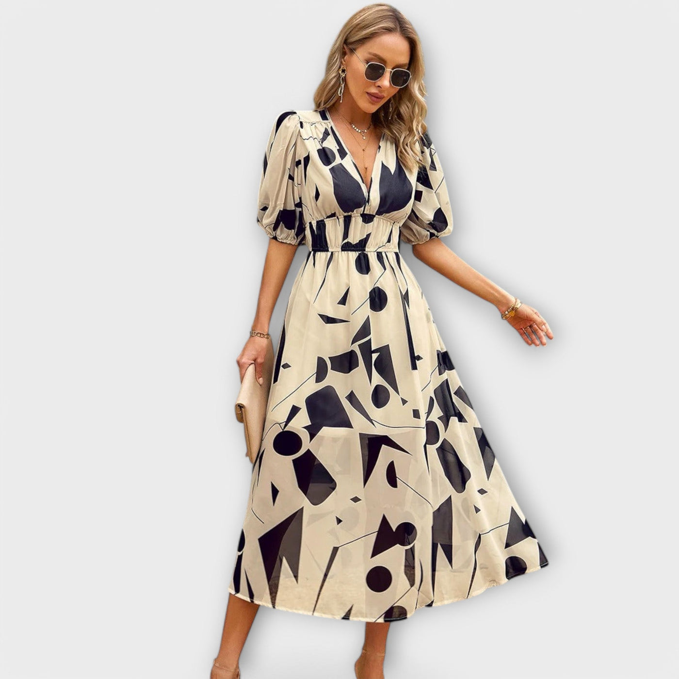 Mathilda - Vestido midi elegante