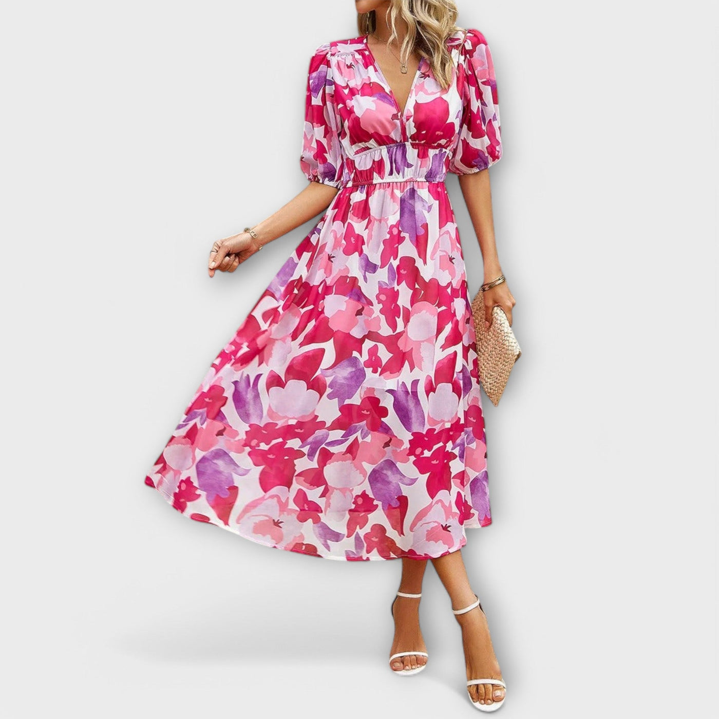 Mathilda - Vestido midi elegante