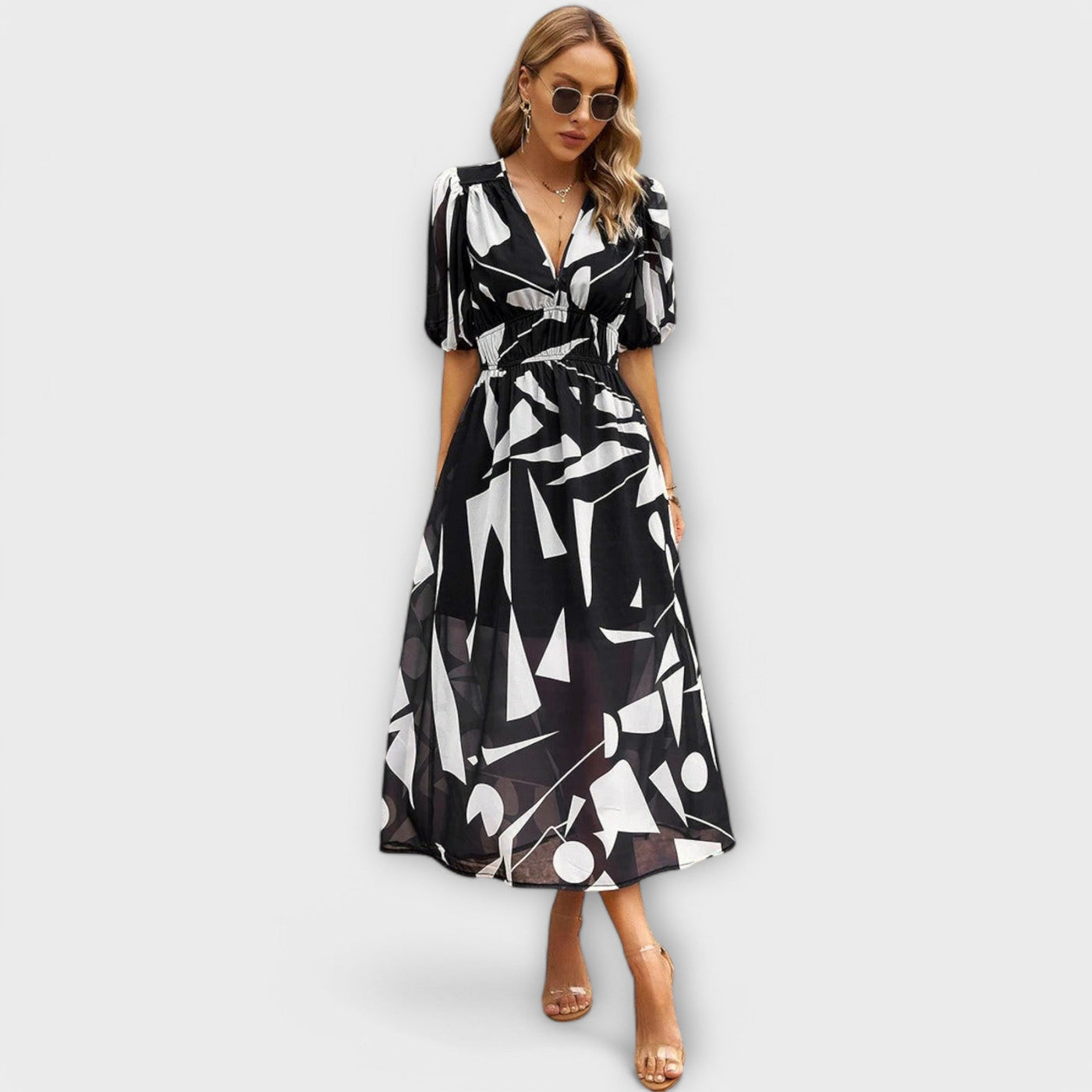 Mathilda - Vestido midi elegante