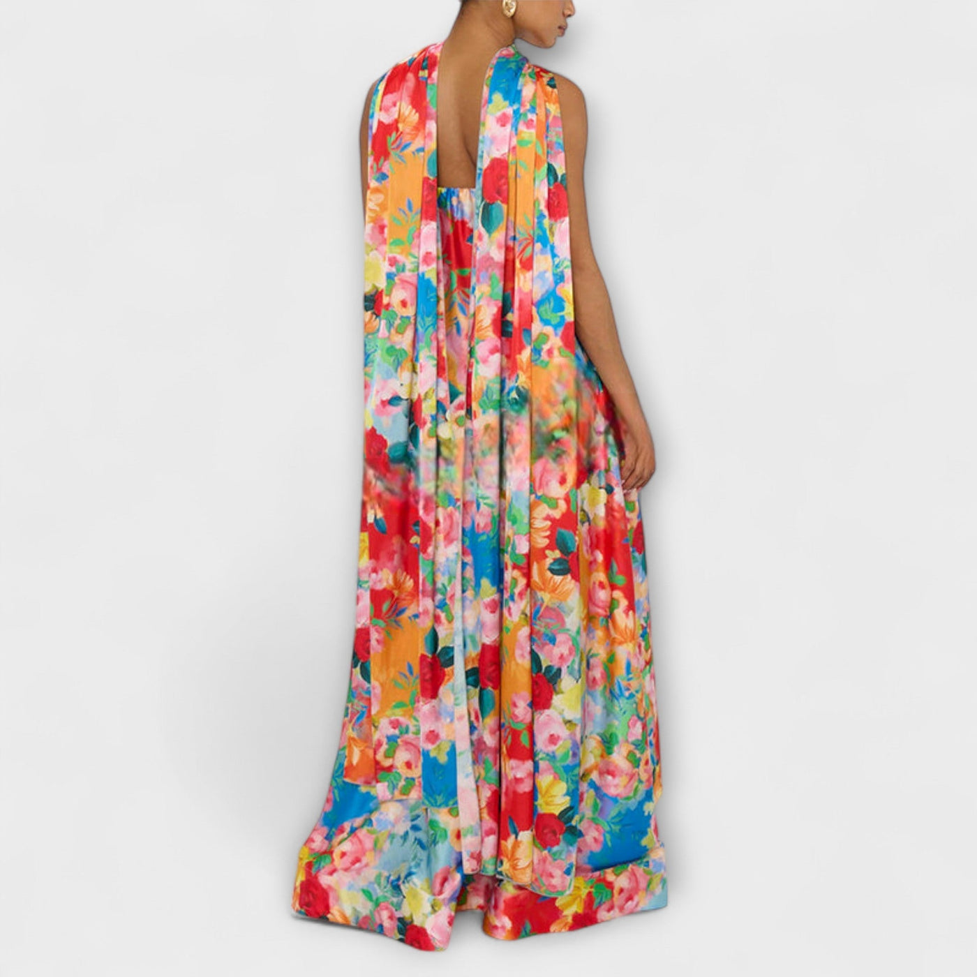 Harlow - Vestido Maxi Floral Off-Shoulder