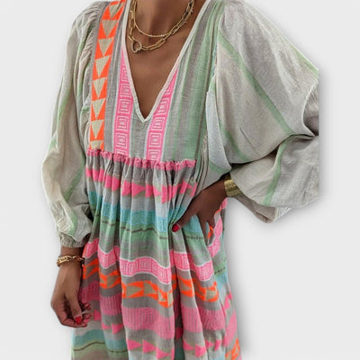Vestido Hermine Vibrante y Suelto