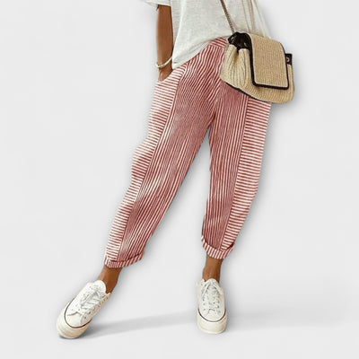 Sanne - Pantalón a rayas cómodo