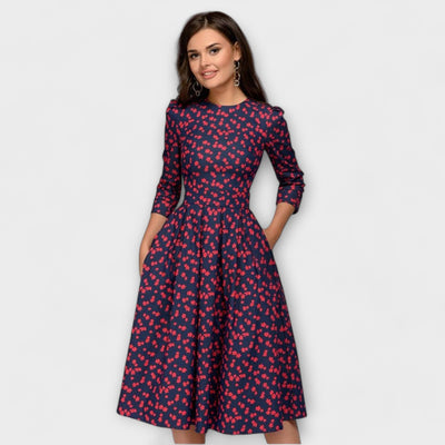 Retrozo - Elegante vestido hasta la rodilla