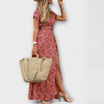 Sybella - Vestido Boho Maxivestido Ligero